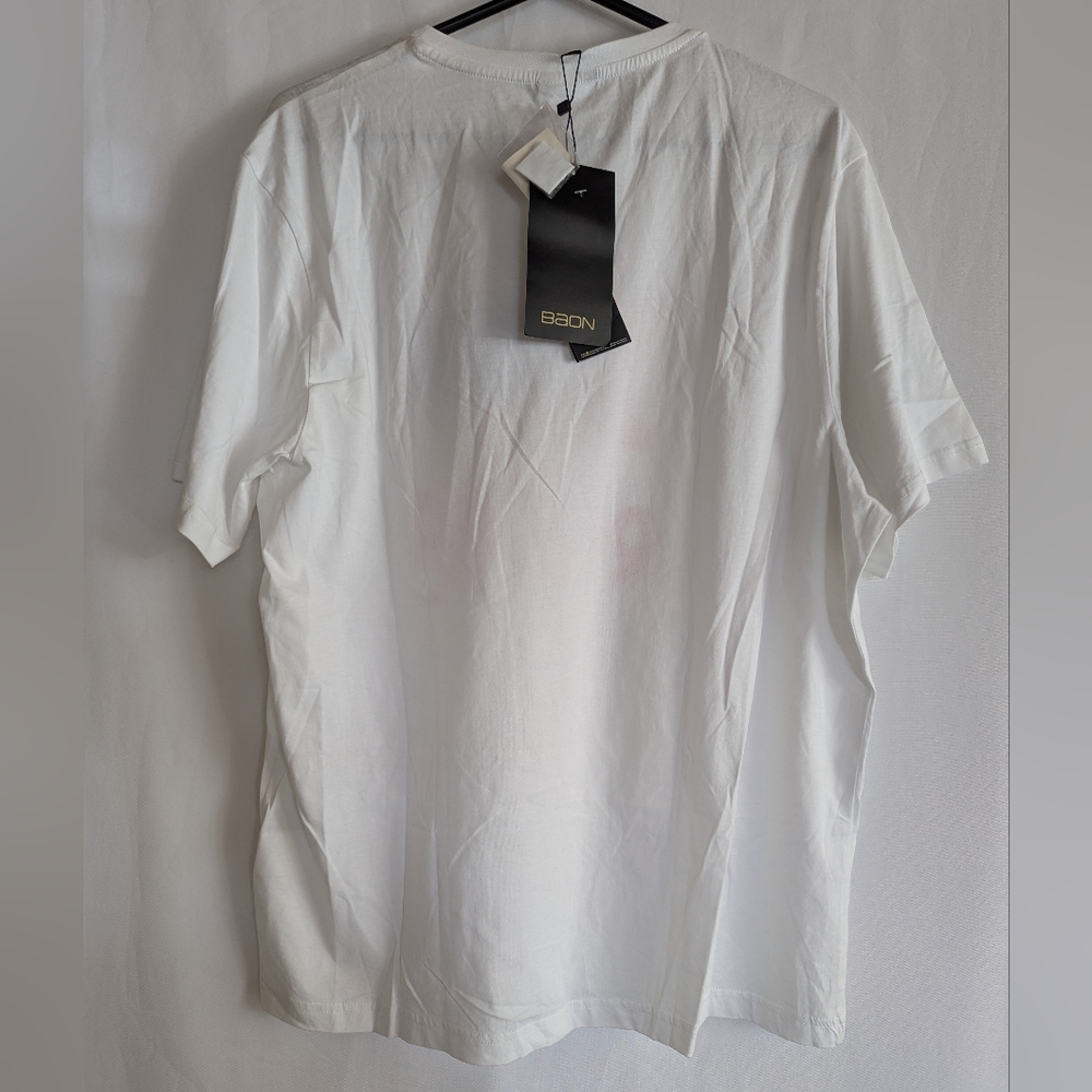 Men's XXL White T-Shirt Russia Logo - Picture 4 of 6